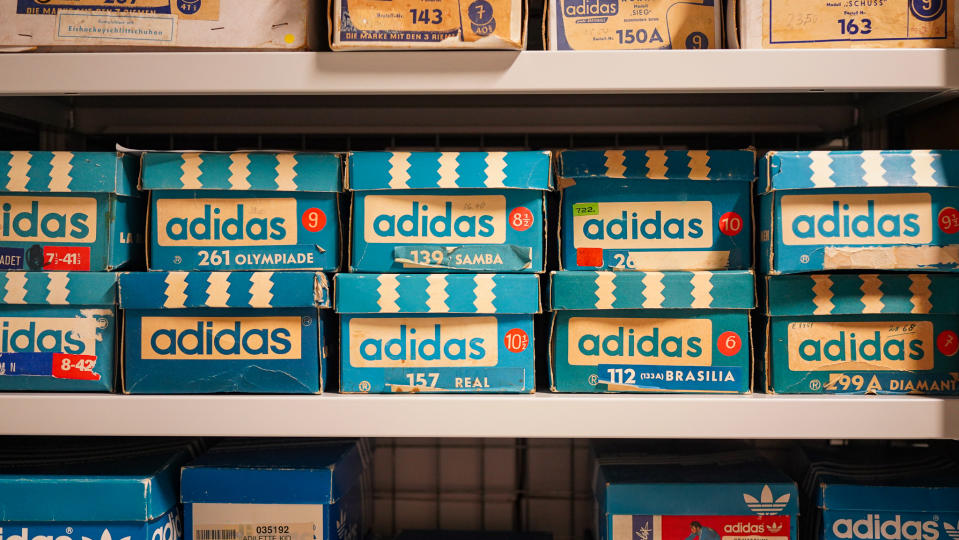 Photos of the Adidas Archives in Herzogenaurach, Germany