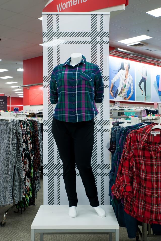 Plus-sized mannequins introduced as average size grows