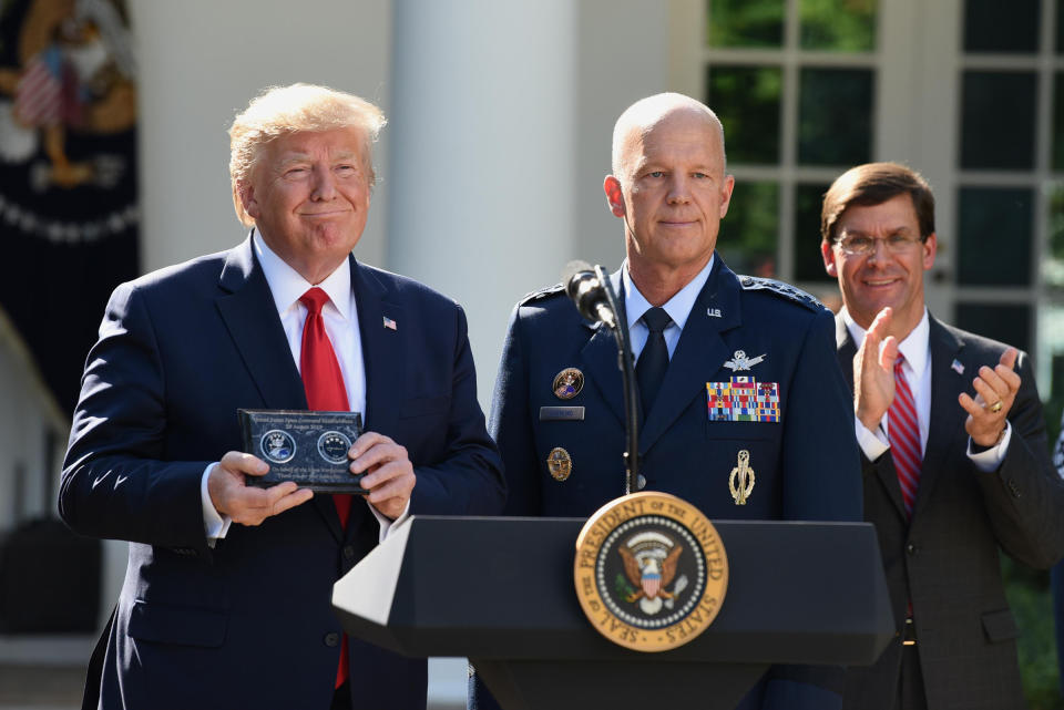 President Donald Trump and General John 