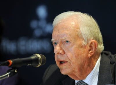 美國前總統卡特(Jimmy Carter)(資料照片/AFP)