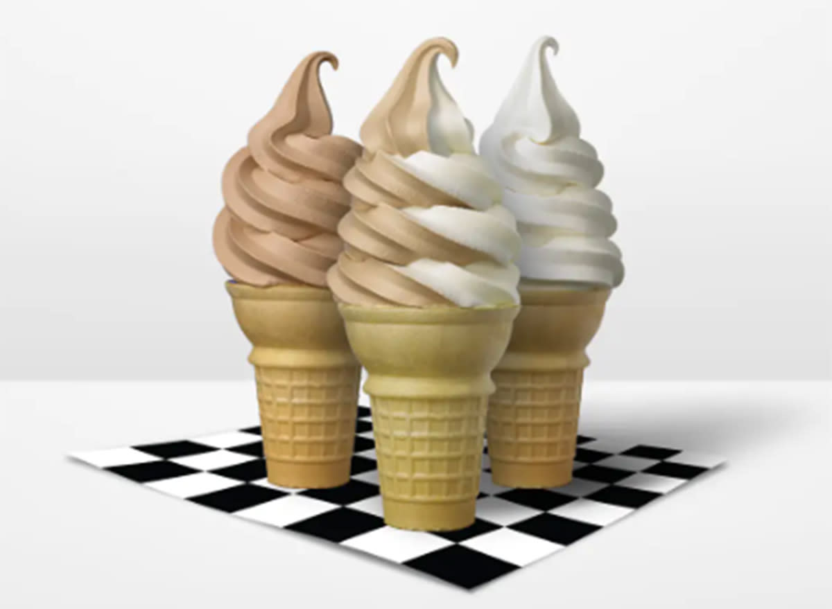 Checkers Vanilla Soft Serve