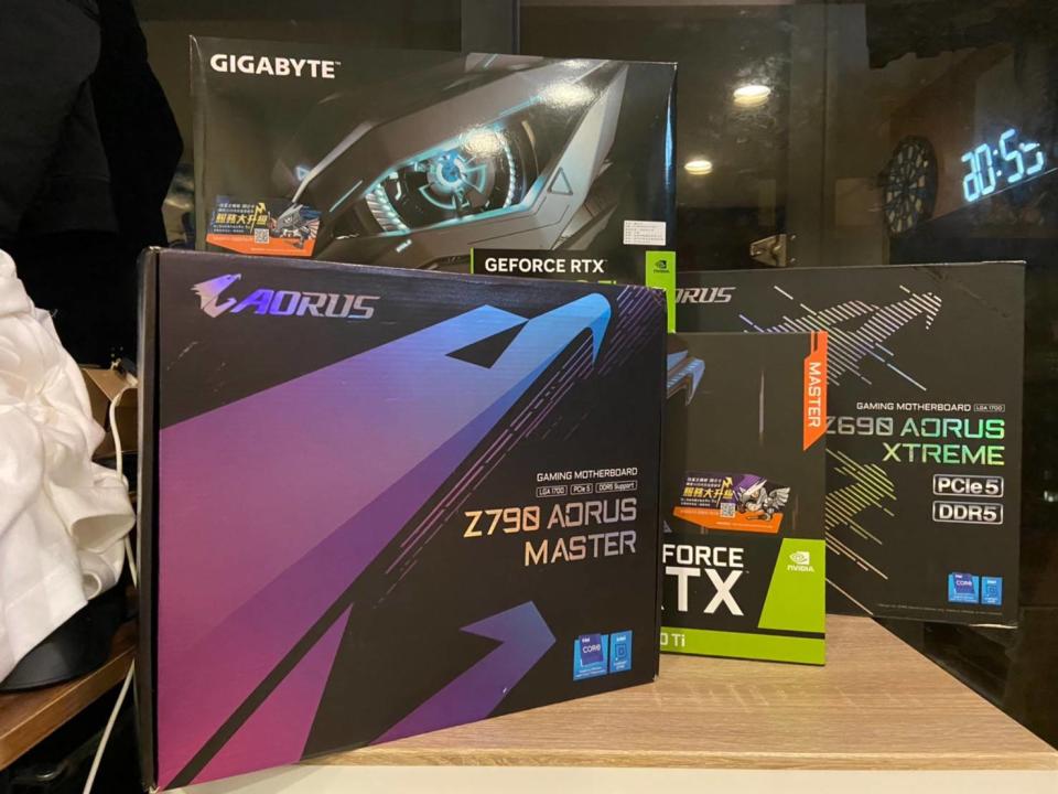 技嘉旗下品牌AORUS電競產品受到年輕玩家喜愛。