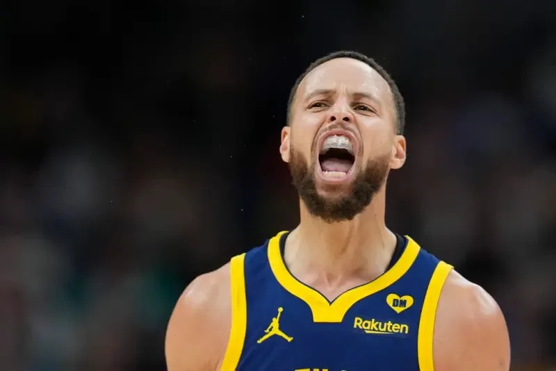 ▲金州勇士球星Stephen Curry本賽季缺陣的情況之下，勇士隊戰績0勝4敗，顯現他對於球隊而言有多麼重要。（圖／美聯社／達志影像）