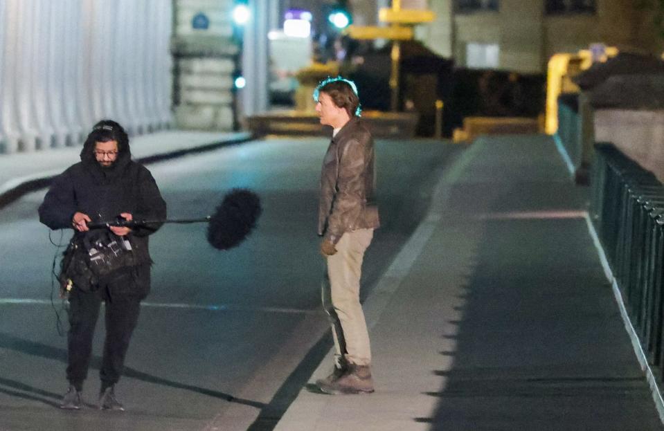 Tom Cruise sur le tournage de « Mission impossible 8 » à Paris