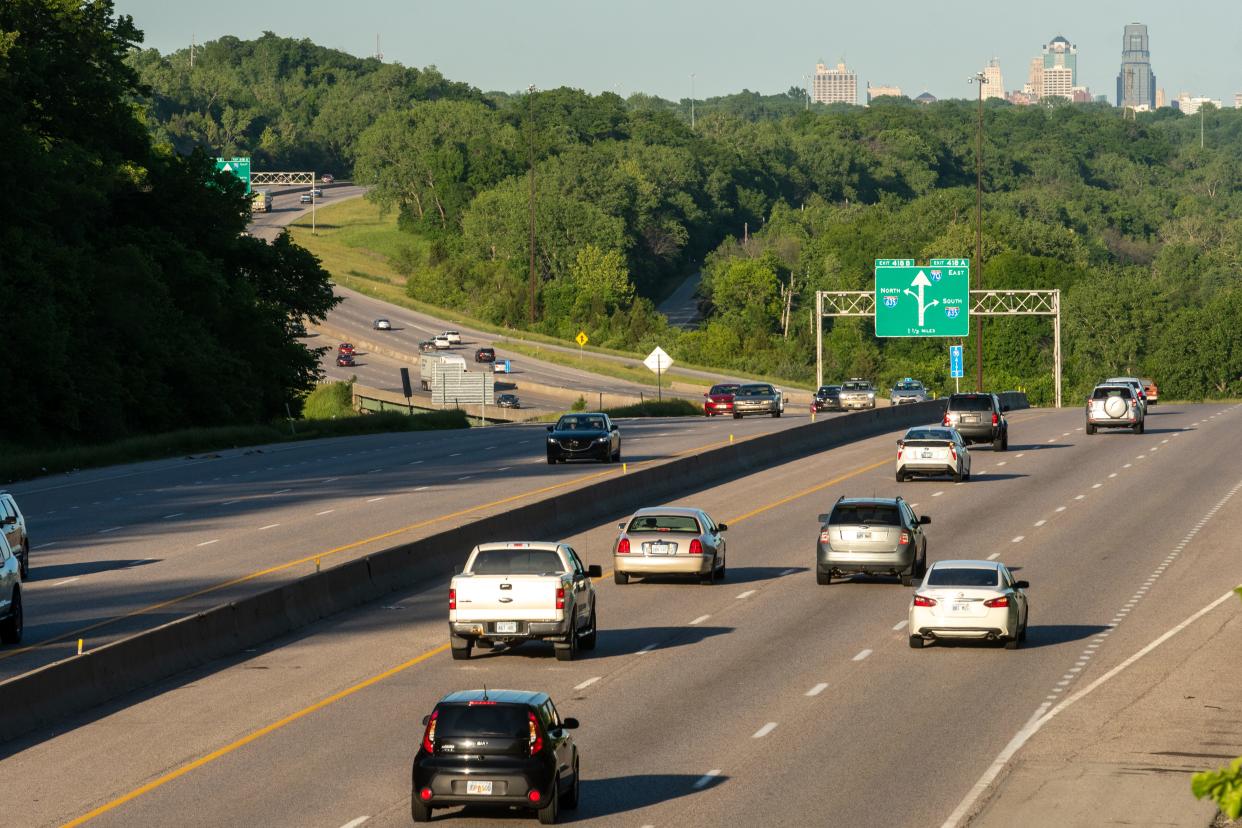 Interstate 70 has been designated as a controversial dividing line for Wyandotte County and Kansas City, Kan. Half of the area remains in the 3rd Congressional District, represented by U.S. Rep. Sharice Davids, D-Kan, and the other portion to the 2nd Congressional District, represented by U.S. Rep. Jake LaTurner, R-Kan.