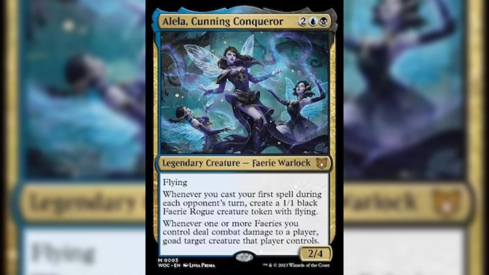 Alela, Cunning Conqueror. (Image: Wizards of the Coast)