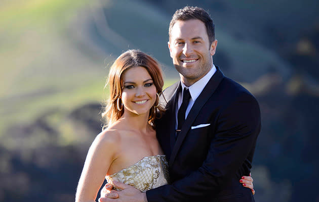 Sam Frost and Sasha Mielczarek. Photo: Channel Ten.