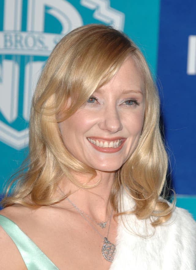 Anne Heche arrives at the InStyle / Warner Bros party