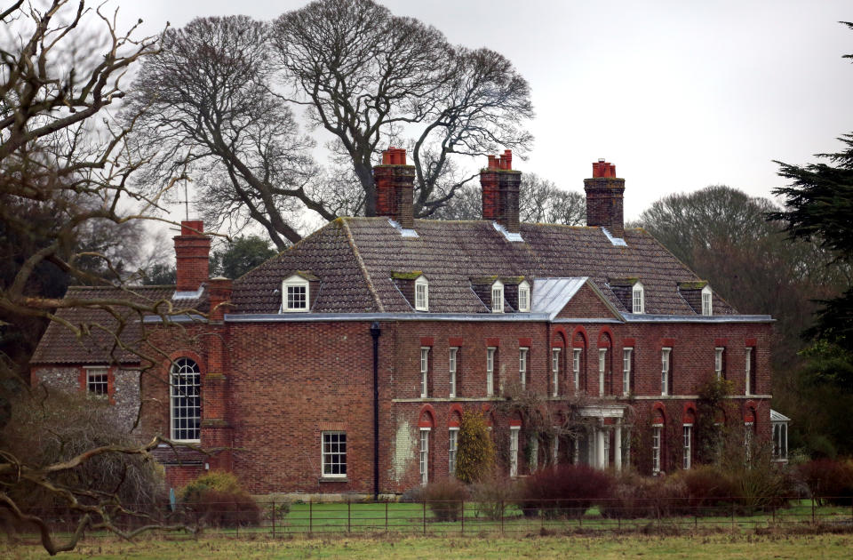 General view of Anmer Hall on the Royal Sandringham Estate in Norfolk. Recent newspaper reports suggest that the Queen will gift Anmer Hall situated in Anmer village to the The Duke and Duchess of Cambridge. PRESS ASSOCIATION Photo. Picture date Monday January 7th 2013. See PA Story. Photo credit should read Chris Radburn/PA Wire 