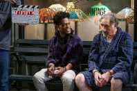 <p>The face you make when you realize you and Judd Hirsch are both rocking flannel in the same episode. ???????? — @jermainefowler #juddhirsch @superiordonuts #BTS @cbstv<br> (Photo: YahooTV via Instagram) </p>