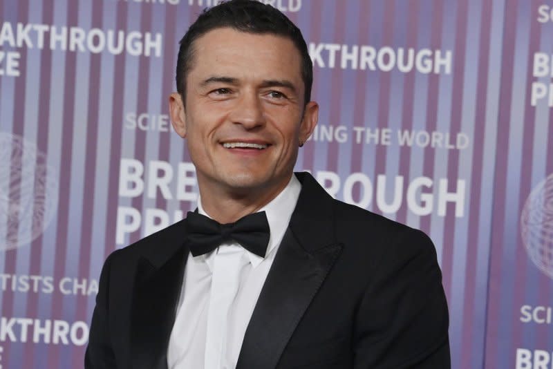 Orlando Bloom attends the Breakthrough Prize ceremony at the Academy Museum of Motion Pictures in Los Angeles on Saturday. Photo by Jim Ruymen/UPI