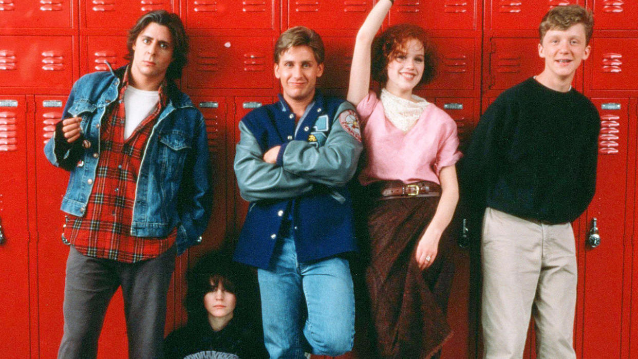 The stars of The Breakfast Club are considered among the core members of the Brat Pack. (Universal Pictures)