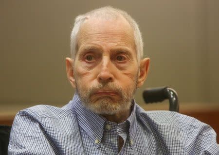 New York real estate scion Robert Durst appears in the Los Angeles Superior Court Airport Branch for a pre-trial motions hearing in Los Angeles, California, January 6, 2017 REUTERS/Mark Boster /Los Angeles Times/Pool