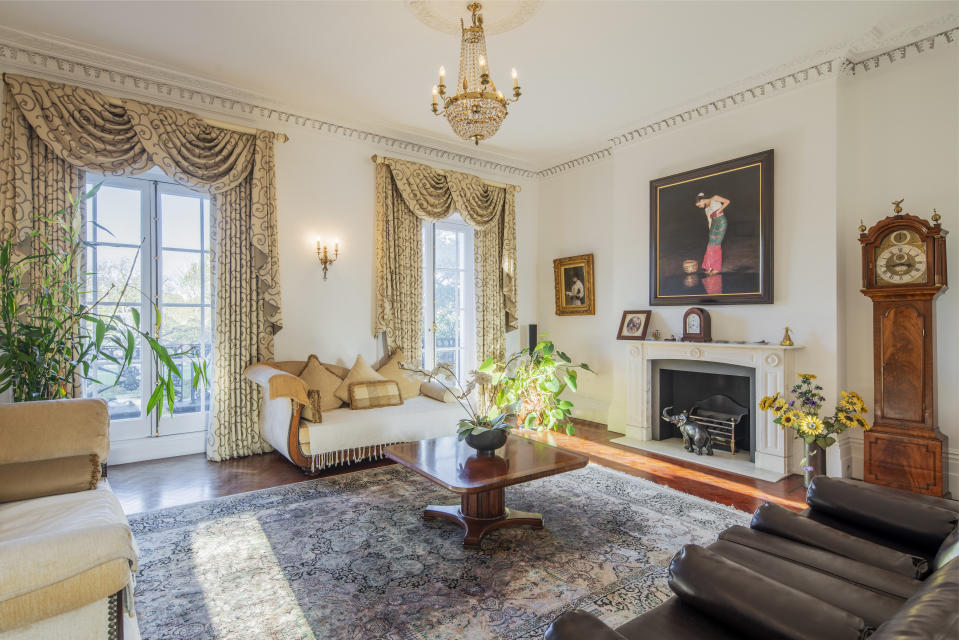 The property boasts four entertainment spaces, including a large reception room. Photo: Aston Chase