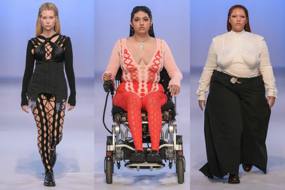 fashion week runway plus size curve models london paris new york sinead o dwyer ester manas 