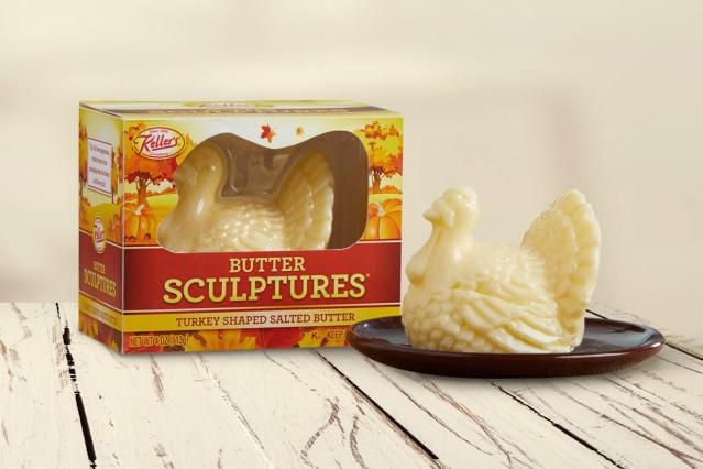 Keller's Butter Sculptures Turkey Shaped Butter, 4 Oz. 