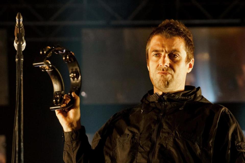 Target: Liam Gallagher fell victim to his brother's jibes (Cesar Manso/AFP/Getty)