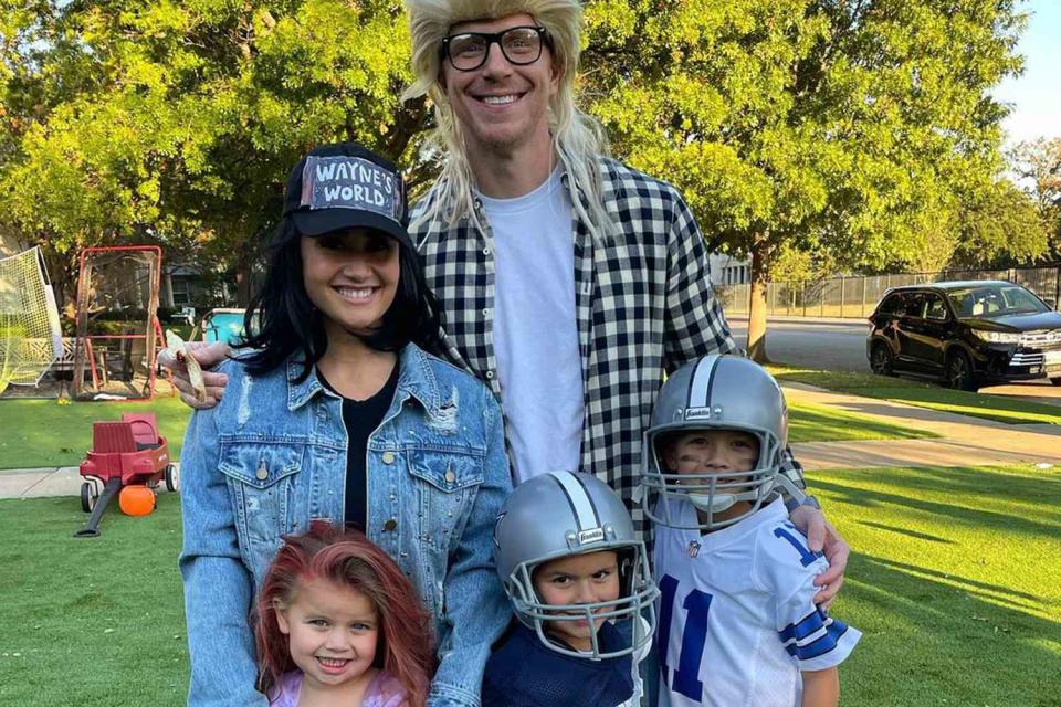 <p>Catherine (Giudici) Lowe Instagram</p> Catherine and Sean Lowe and kids