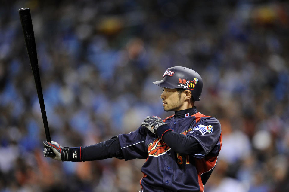 鈴木一朗扮演日本隊重要領袖角色。（Photo by Kevork Djansezian/Getty Images）