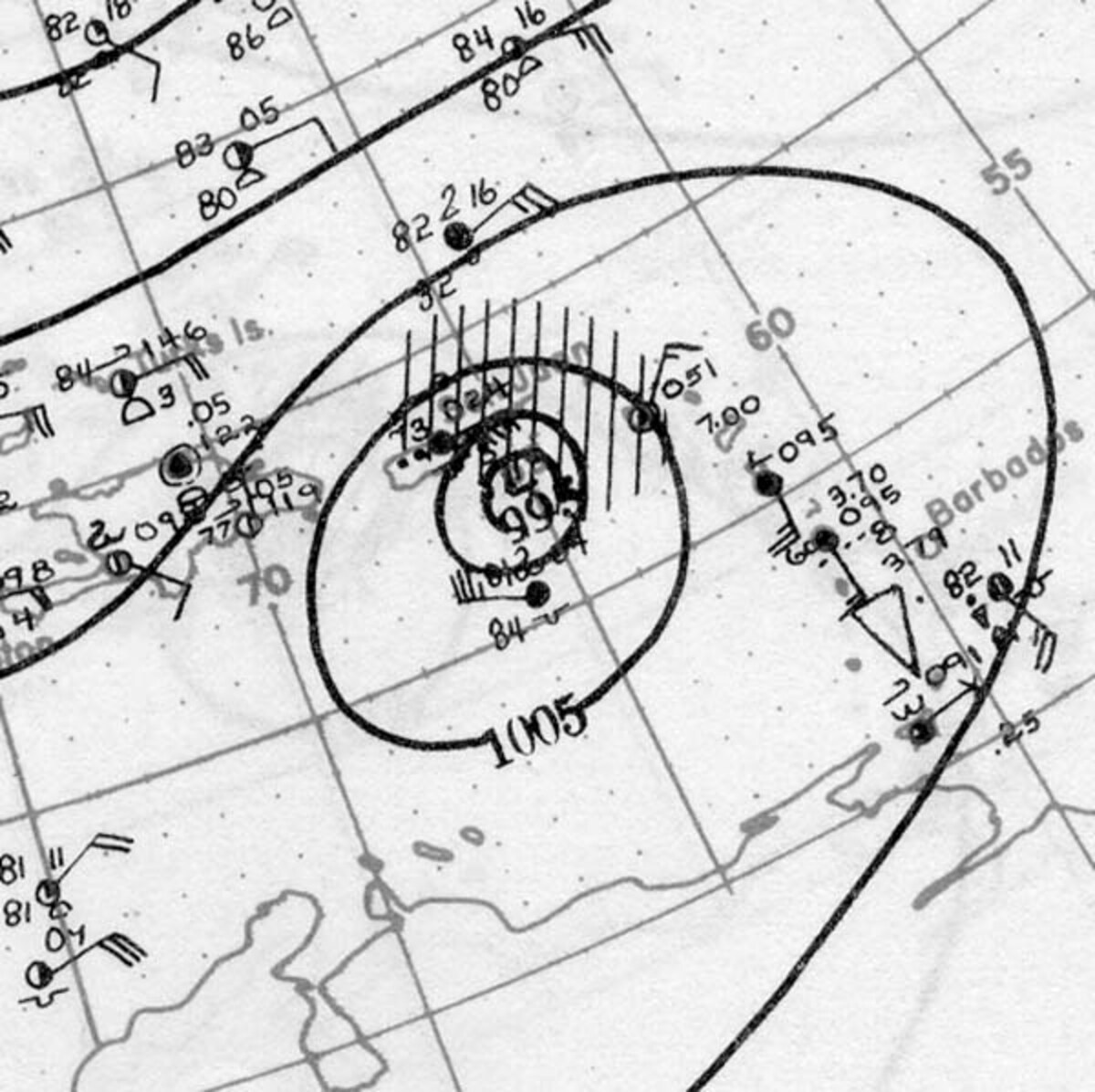 Surface weather analysis of the San Felipe-Okeechobee hurricane, 1928