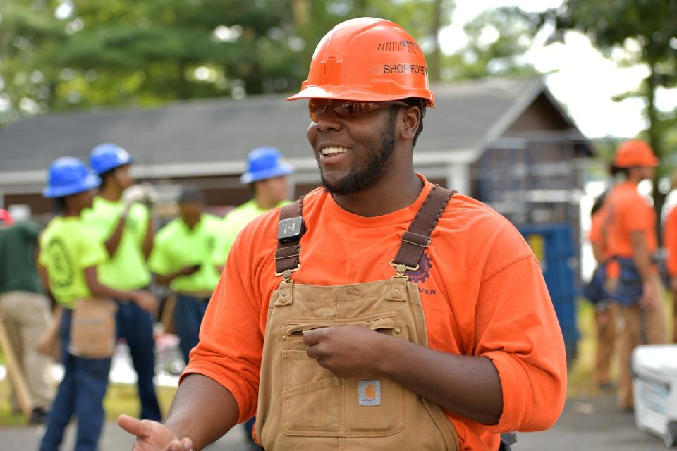 Daniel Stevenson, 23, of Westover Job Corps talks about his love of construction.