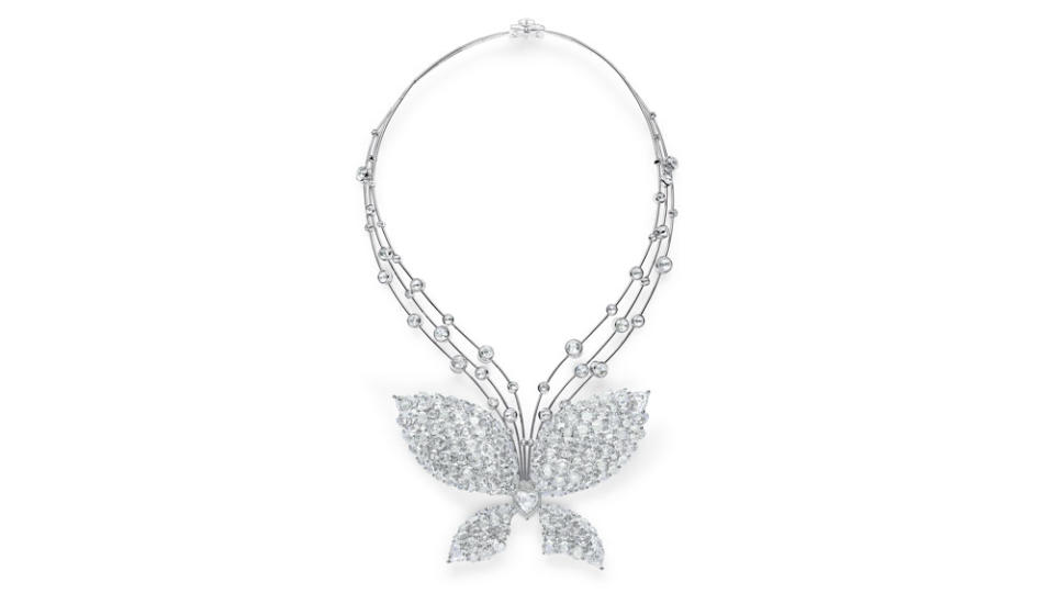 Chopard x Mariah Carey Butterfly Diamond Necklace