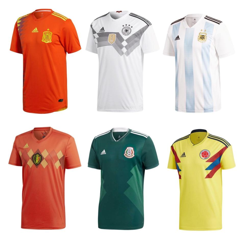 petrolero Maravilla Asalto El precio de las camisetas de las selecciones del Mundial