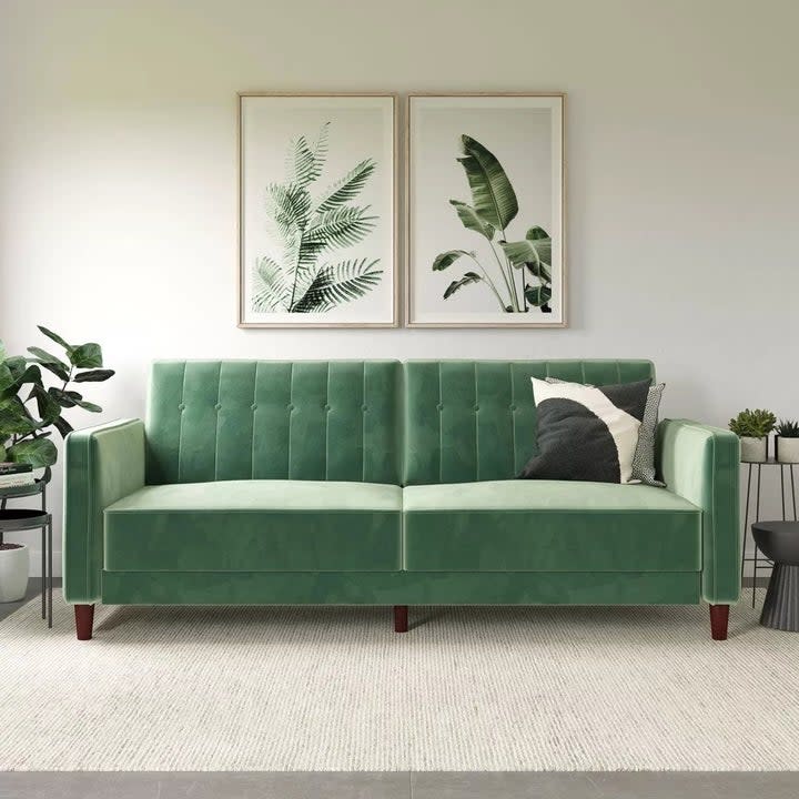 the pin tufted futon