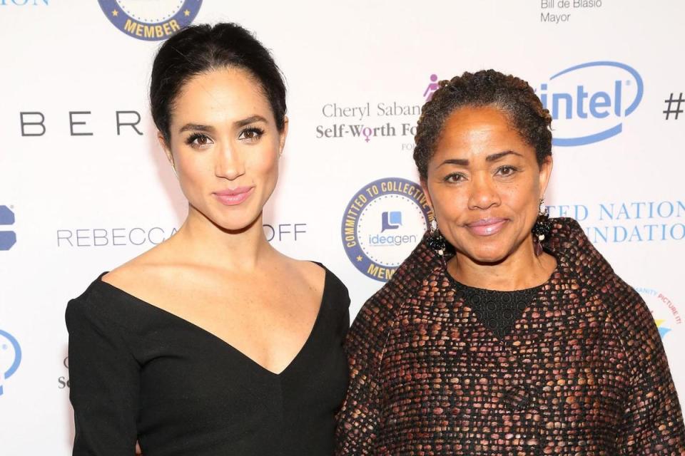 “We can just have so much fun together, and yet I’ll still find so much solace in her support,” Meghan said of her mother. (Patrick McMullan via Getty Image)