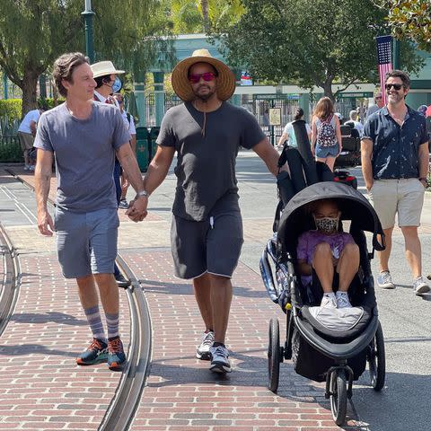 zach braff/ instagram Zach Braff (left), Donald Faison and Faison's daughter