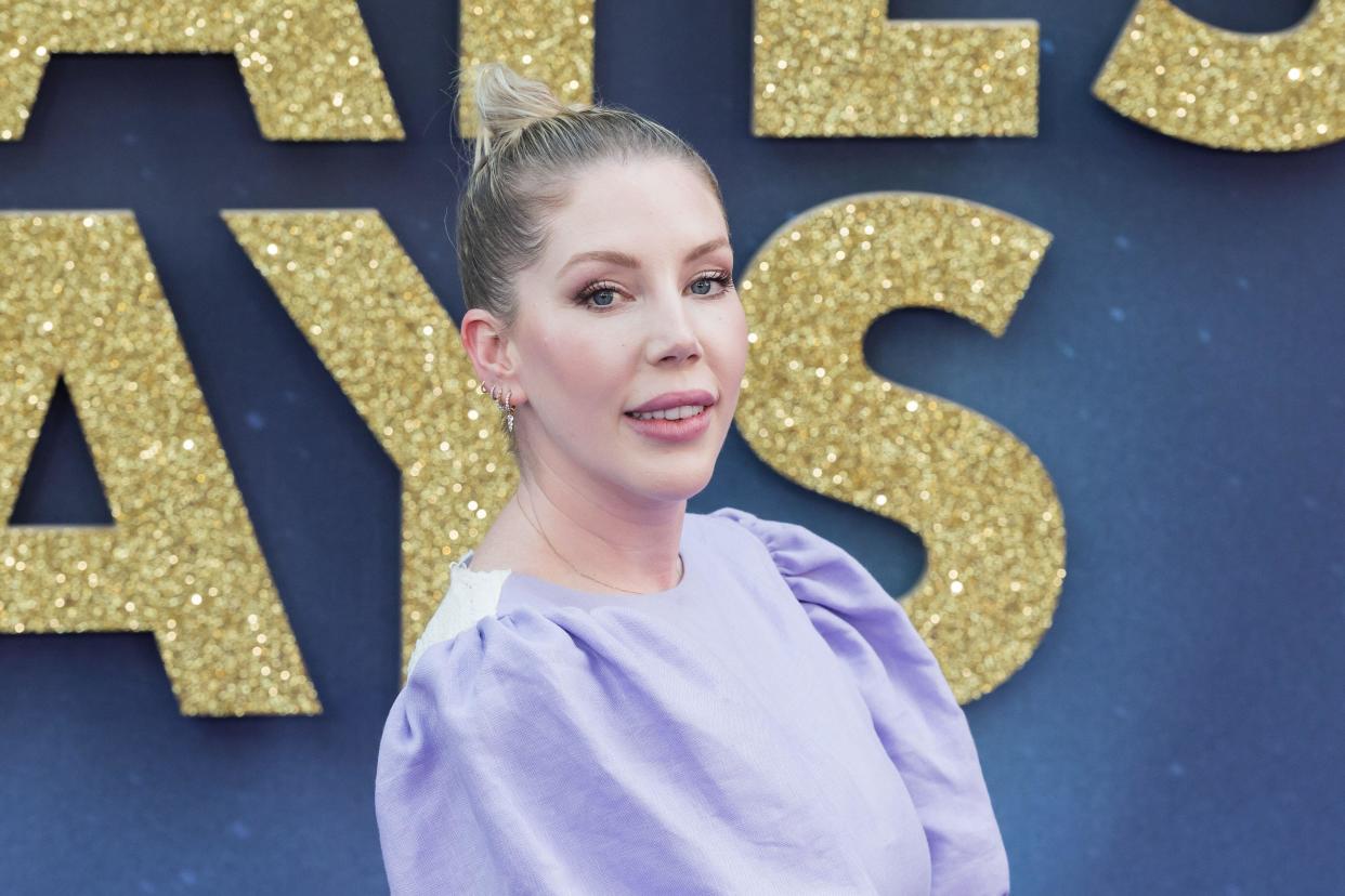 Katherine Ryan attends the world premiere of 'Greatest Days', the cinematic adaptation of Take That's smash-hit stage musical 'The Band' at Odeon Leicester Square in London, United Kingdom on June 15, 2023. (Photo by WIktor Szymanowicz/NurPhoto)