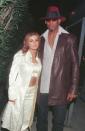 <p>Carmen Electra and Dennis Rodman <a href="http://ftw.usatoday.com/2013/11/15-years-ago-carmen-electra-and-dennis-rodman-got-married-in-las-vegas" rel="nofollow noopener" target="_blank" data-ylk="slk:got married;elm:context_link;itc:0;sec:content-canvas" class="link ">got married</a> on November 14, 1998 after dating for nine months. The pair eloped at Las Vegas's Little Chapel of the Flowers, but the short-lived marriage ended when Electra filed for divorce in late March 1999. </p>