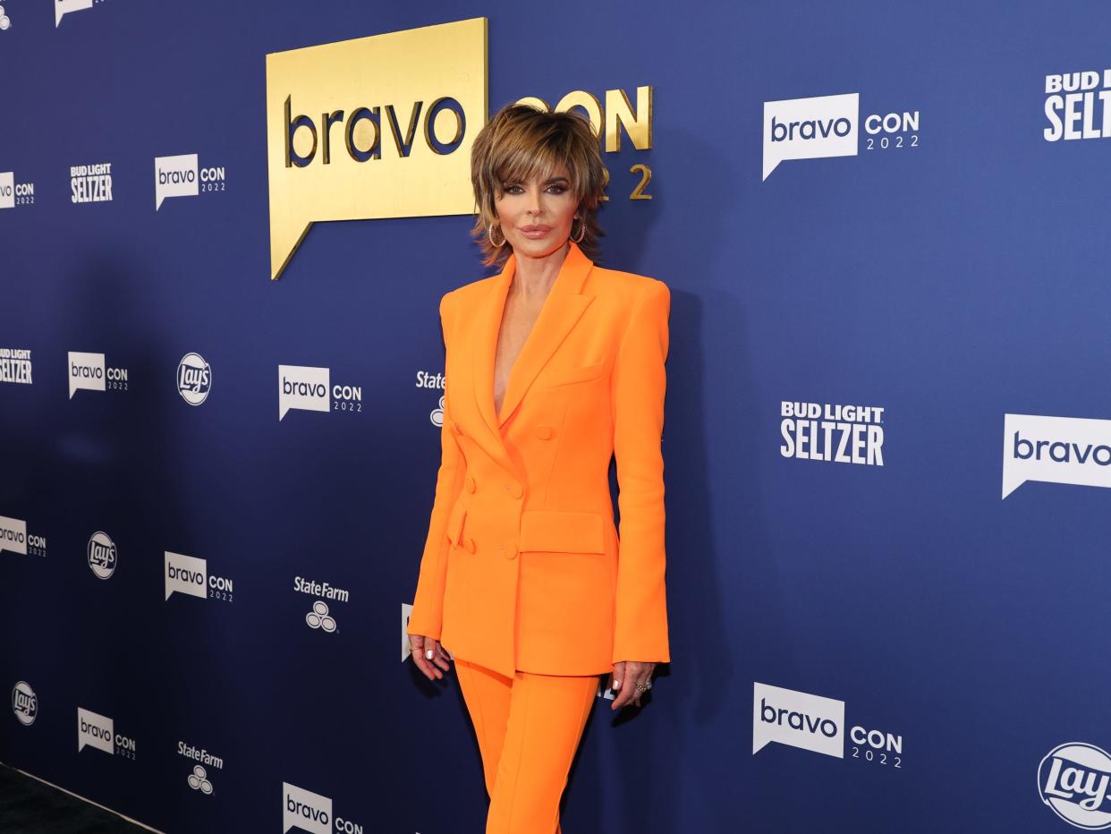 BRAVOCON -- BravoCon 2022 Red Carpet from the Javits Center in New York City on Friday, October 14, 2022 -- Pictured: Lisa Rinna --