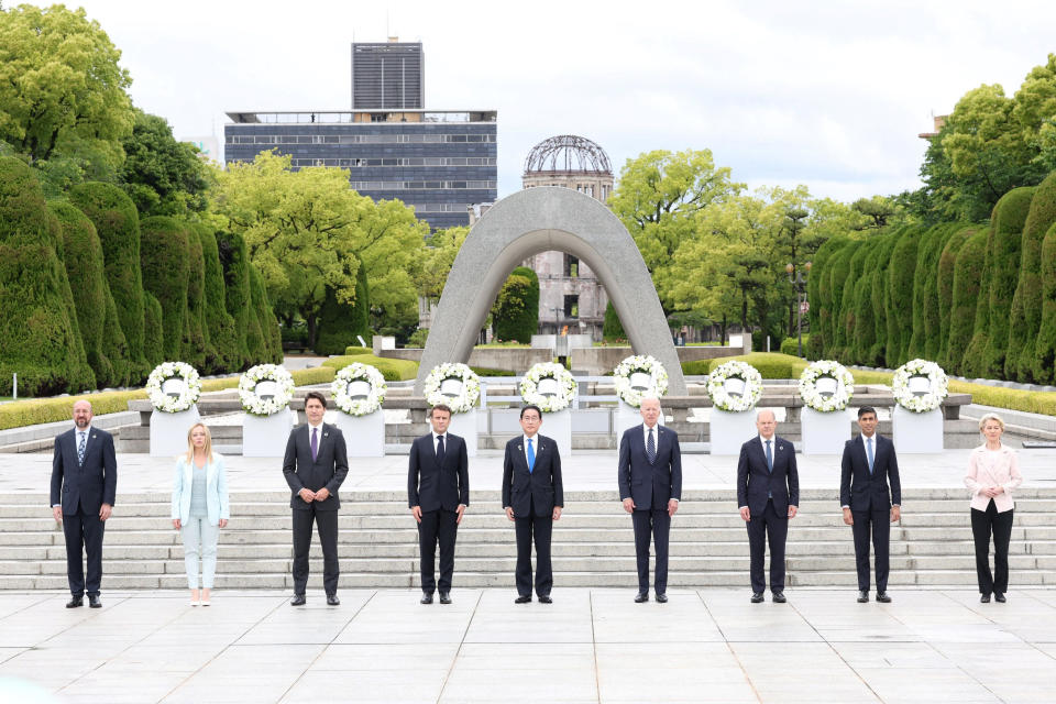 Biden G7 Hiroshima Leaders (Pool via AFP - Getty Images)