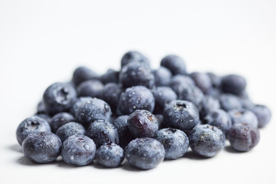 3) Blueberries