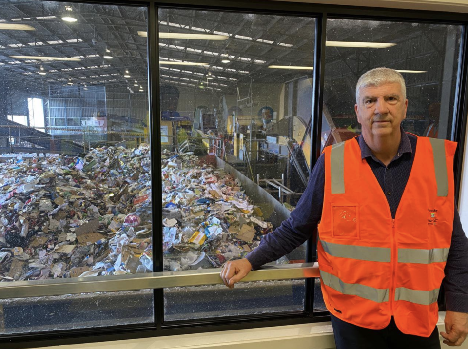 Phil Truscott was mortified to hear a kitten and live snake had been dumped into recycling bins. Source: Phil Truscott