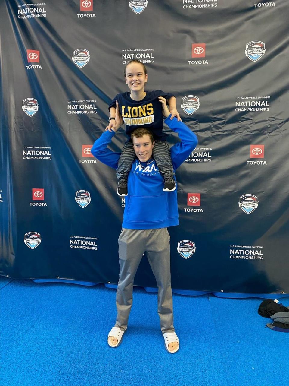 William Rankine and Vica Beelner, swimmers who train out of Warner Robins Aquanauts, will be competing in the 2024 U.S. Paralympics Team Trials.