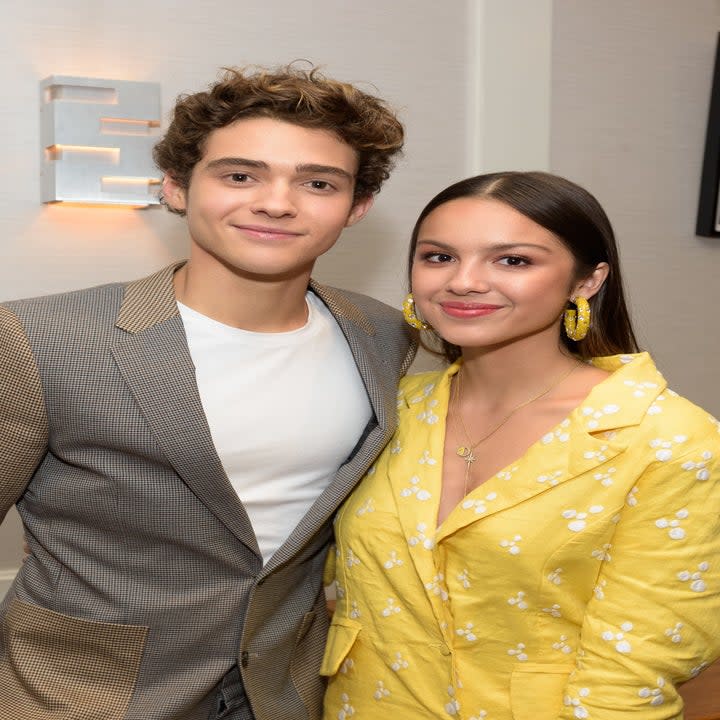 Olivia Rodrigo and Joshua Bassett in 2019