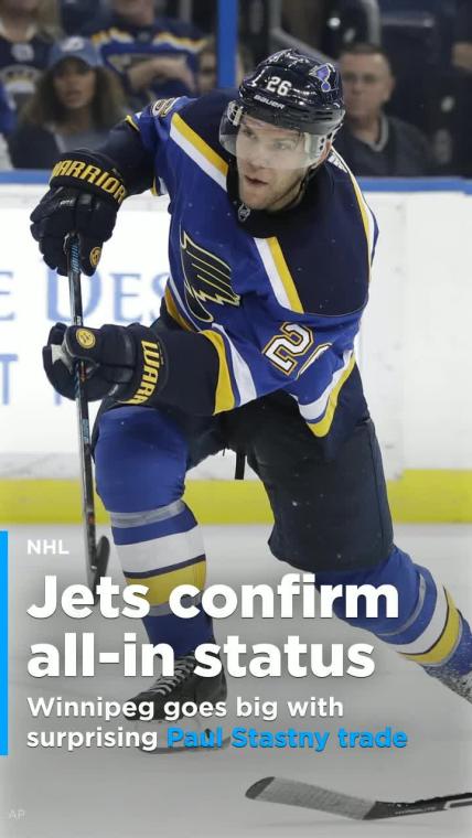 Jets confirm all-in status with surprising acquisition of Paul Stastny