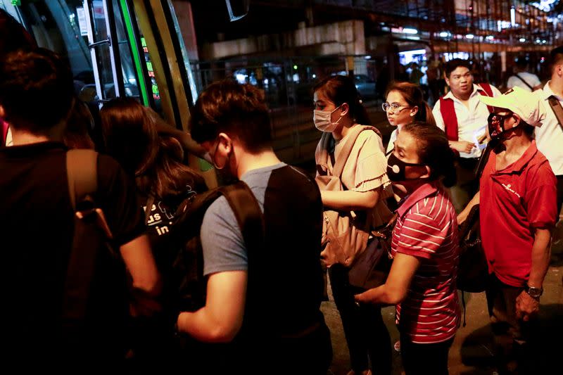 Daily life in Manila amid new coronavirus cases