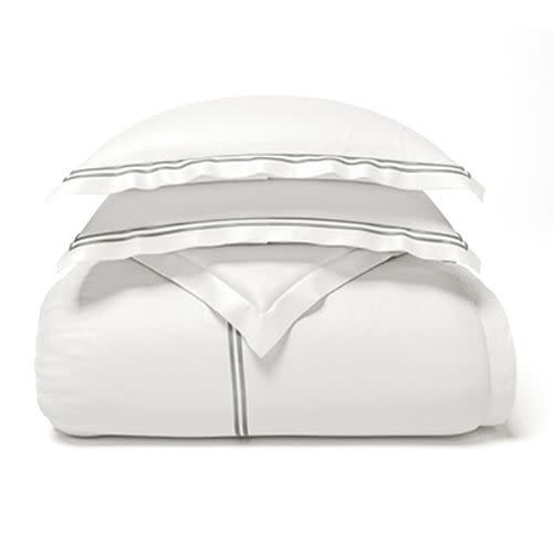 7) Embroidered Sateen Duvet Cover Set