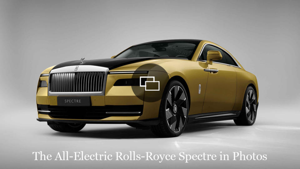 The all-electric Rolls-Royce Spectre.
