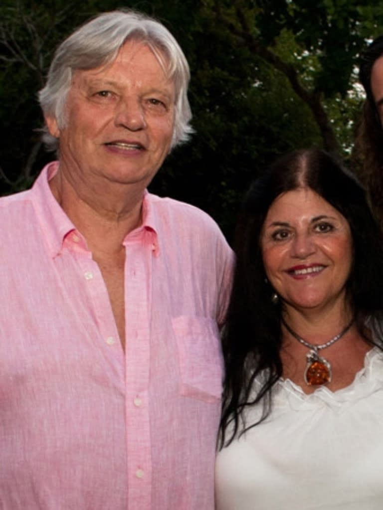 Ric Blum with his fourth wife Dianne De Hedervary at the wedding of a daughter in Bali.