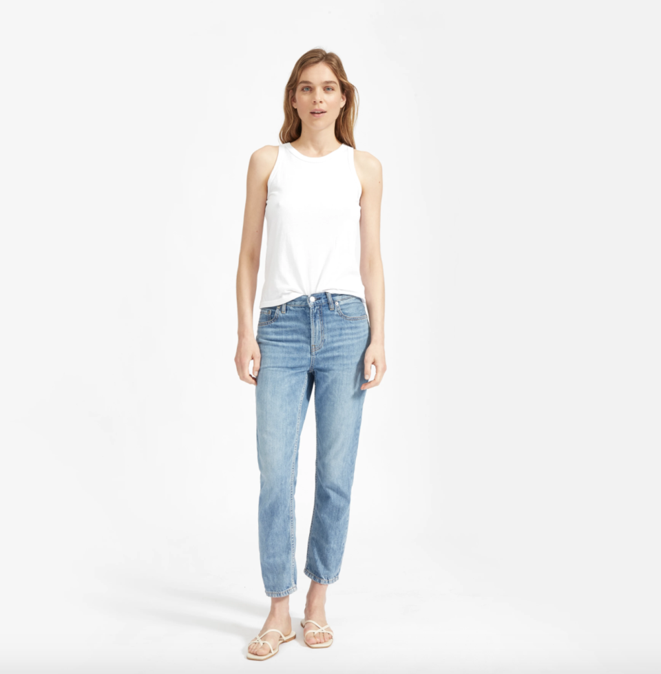 The Super-Soft Straight Leg Jean in Vintage Light Blue