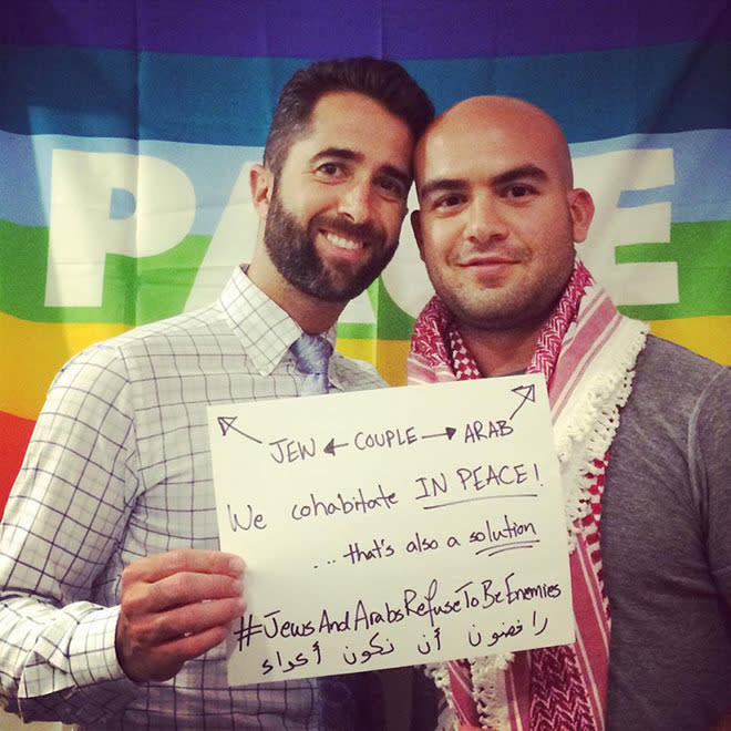 Hashtag asking for peace in the Middle East goes viral.