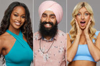 <p>Meet the 17 houseguests who will be living together and competing against each other when season 25 of <em><a href="https://ew.com/tv/big-brother-25-twist-time-laser/" rel="nofollow noopener" target="_blank" data-ylk="slk:Big Brother;elm:context_link;itc:0;sec:content-canvas" class="link ">Big Brother</a></em> premieres Aug. 2 on CBS. The cast brings with it a number of firsts in the <em>Big Brother </em>franchise, including a hearing-impaired houseguest, a Sikh houseguest, and a woman over 60 years old. The season also features the franchise's first Australian and Appalachian contestants, as well as houseguests named Red, Blue, and America. And if one houseguest seems vaguely familiar, it's because his brother, <a href="https://ew.com/tv/survivor-42-zach-wurtenberger-premiere-interview/" rel="nofollow noopener" target="_blank" data-ylk="slk:Zach Wurtenberger;elm:context_link;itc:0;sec:content-canvas" class="link ">Zach Wurtenberger</a>, was voted out first on <em><a href="https://ew.com/tv/recaps/survivor-season-42-episode-13/" rel="nofollow noopener" target="_blank" data-ylk="slk:Survivor 42;elm:context_link;itc:0;sec:content-canvas" class="link ">Survivor 42</a></em>. And yet another player is the son of <a href="https://ew.com/tv/survivor-cirie-fields-panama-micronesia-fans-favorites-heroes-villains-game-changers-quarantine-questionnaire/" rel="nofollow noopener" target="_blank" data-ylk="slk:Survivor legend Cirie Fields;elm:context_link;itc:0;sec:content-canvas" class="link "><em>Survivor</em> legend Cirie Fields</a>! And surprise, surprise! Cirie is actually playing herself! Here's the latest fresh meat, and you can see <a href="https://ew.com/tv/big-brother-25-cast-speaks-video/" rel="nofollow noopener" target="_blank" data-ylk="slk:video of the cast right here;elm:context_link;itc:0;sec:content-canvas" class="link ">video of the cast right here</a>!</p>