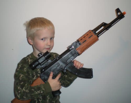 Battery-Operated AK-47 Machine Gun