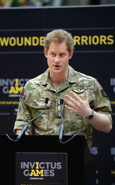 HRH Prince Harry at the Launch of the INVICTUS GAMES - Credit: Julian Simmonds/TMG