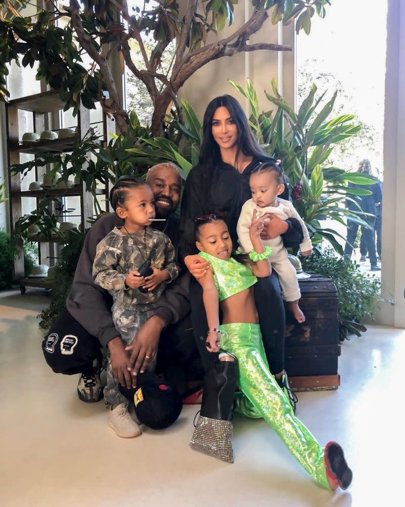 The West family | Kim Kardashian West/Instagram