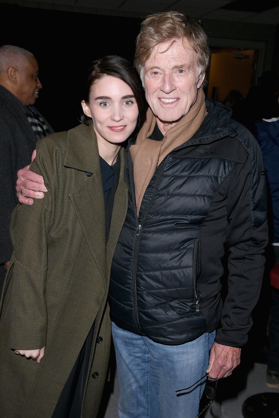 Rooney Mara and Robert Redford